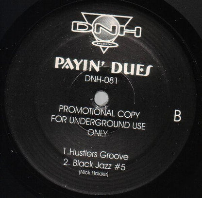 Nick Holder : Payin' Dues (12")