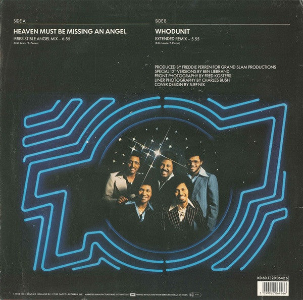 Tavares : Heaven Must Be Missing An Angel (Special 12" Version) (12", Single)