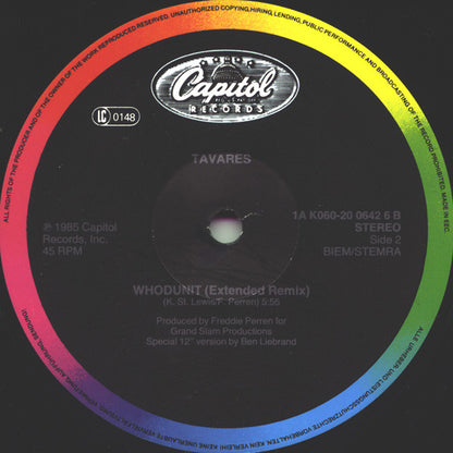Tavares : Heaven Must Be Missing An Angel (Special 12" Version) (12", Single)