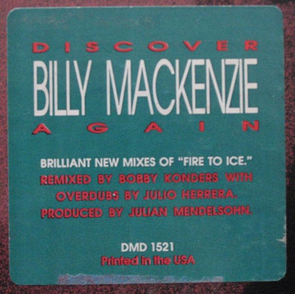 The Associates : Fire To Ice (12", Promo)