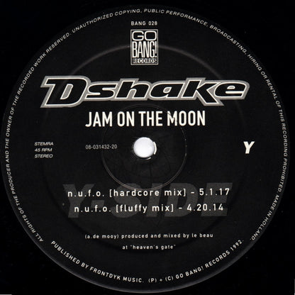 D-Shake : Jam On The Moon (12")