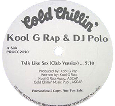 Kool G Rap & DJ Polo* : Talk Like Sex (12", Promo)