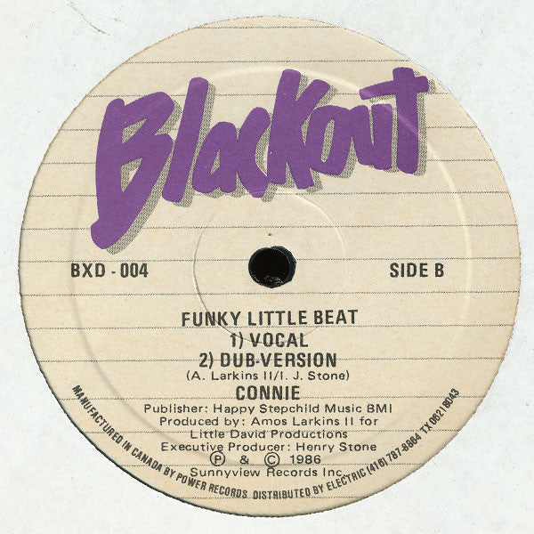 Connie : Experience / Funky Little Beat (12")