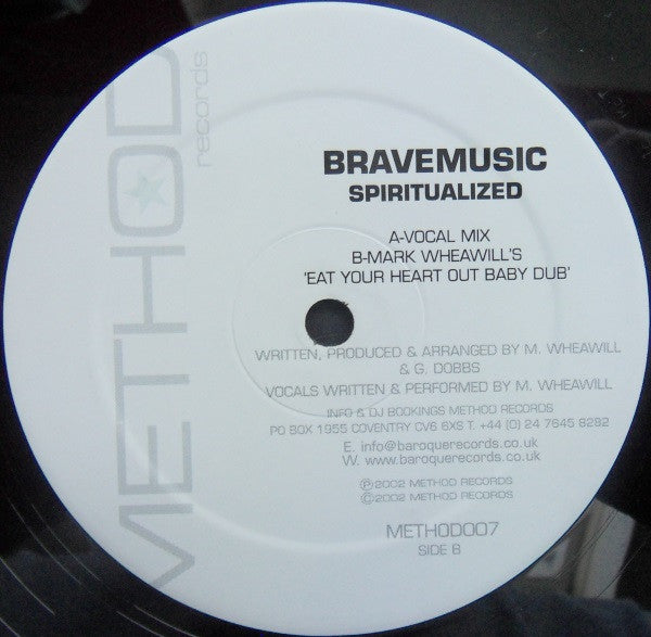 Bravemusic : Spiritualized (12", Promo)