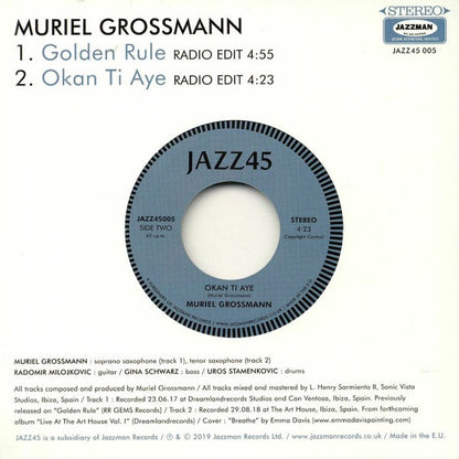 Muriel Grossmann : Golden Rule / Okan Ti Aye (7", Single)
