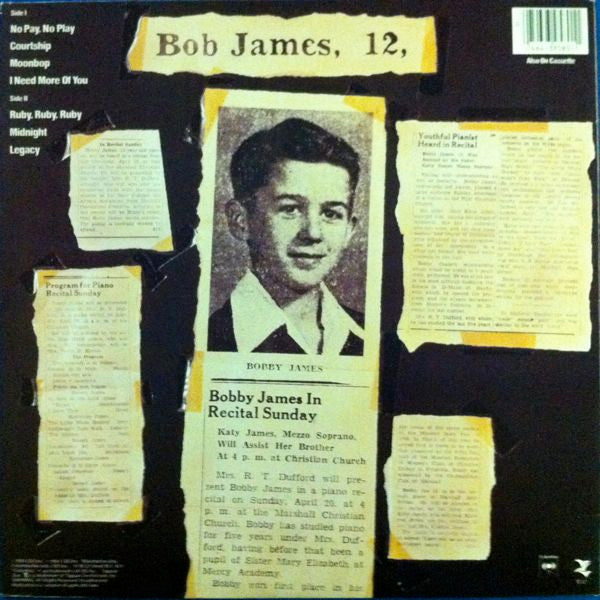 Bob James : 12 (LP, Album, Pit)