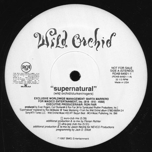 Wild Orchid : Supernatural (2x12", Maxi, Promo)