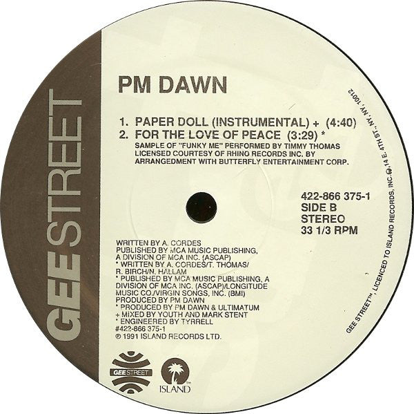 PM Dawn* : Paper Doll (12")
