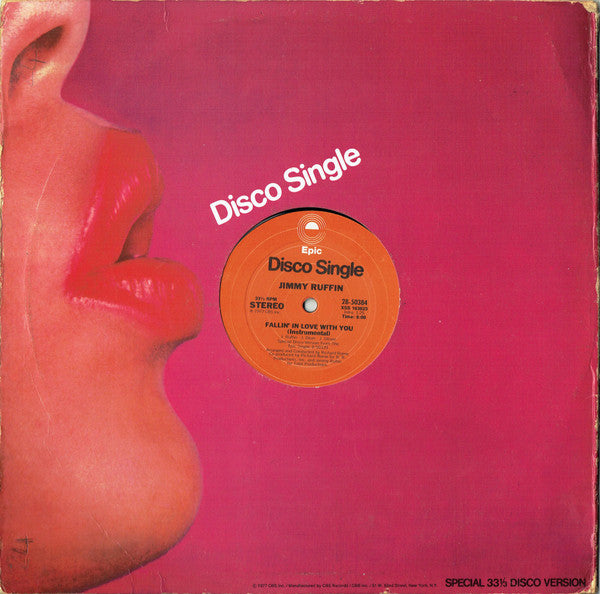 Jimmy Ruffin : Fallin' In Love With You (12")