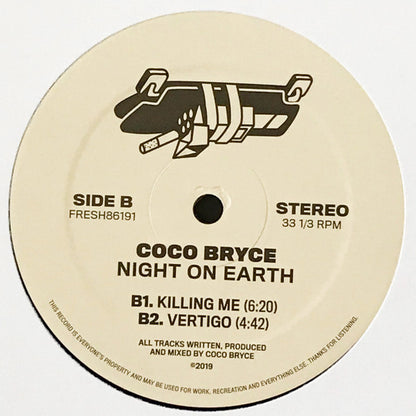 Coco Bryce : Night On Earth (2x12", Album)