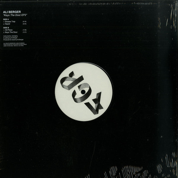 Ali Berger : Keys The Door EP 2 (12")