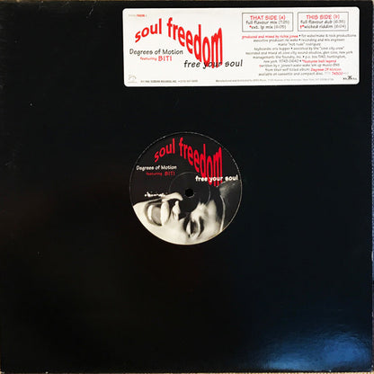 Degrees Of Motion Featuring Biti* : Soul Freedom (Free Your Soul) (12")