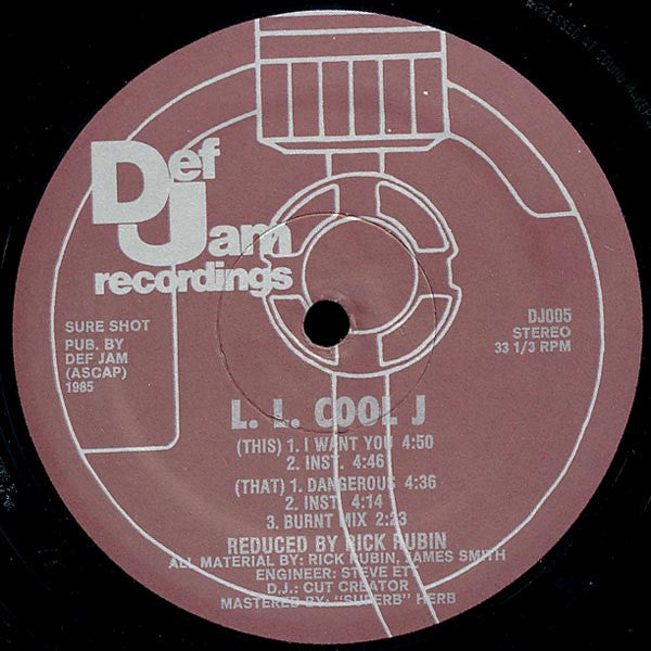 L. L. Cool J* : I Want You / Dangerous (12")