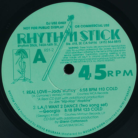 Various : Rhythm Stick 1-2 (2x12", Comp, Promo)