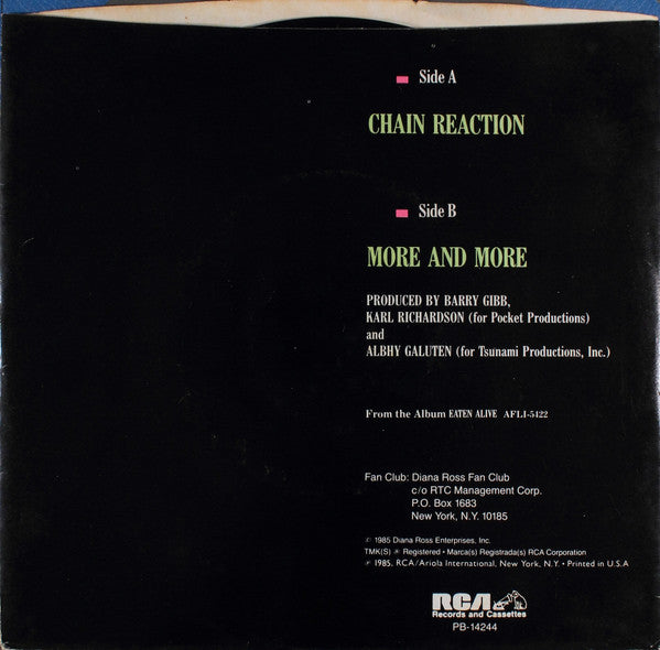 Ross* : Chain Reaction (7", Single, Styrene, Ind)