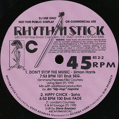 Various : Rhythm Stick 2-2 (2x12", Comp, Promo)