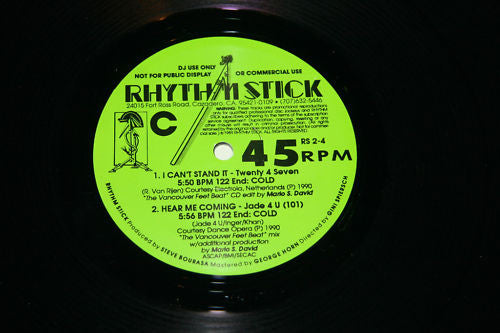 Various : Rhythm Stick 2-4 (2x12", Comp, Promo)
