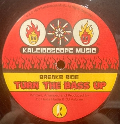 DJ Huda Hudia* & DJ Volume As The Hotheadz* : Turn The Bass Up / Turn The Music Up (12")
