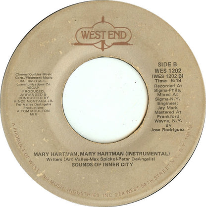 Sounds Of Inner City : Mary Hartman, Mary Hartman (7")
