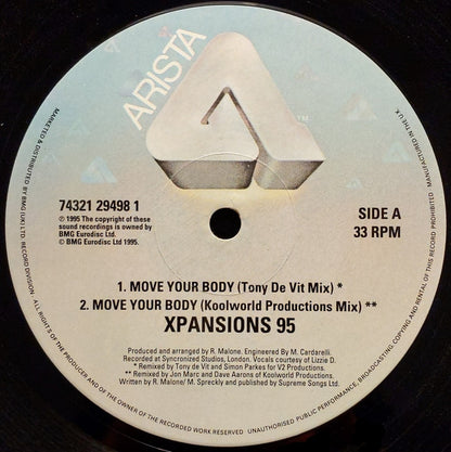 Xpansions 95* : Move Your Body (12")