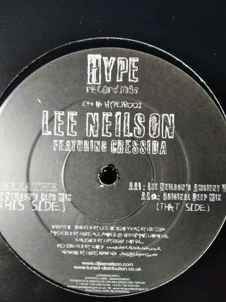 Lee Neilson Featuring Cressida (4) : Breathe (12")