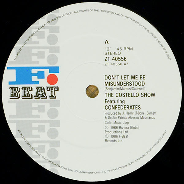 The Costello Show : Don't Let Me Be Misunderstood (12")