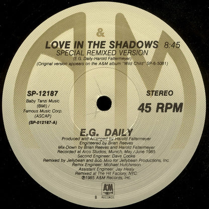 E.G. Daily : Love In The Shadows (12", Single)