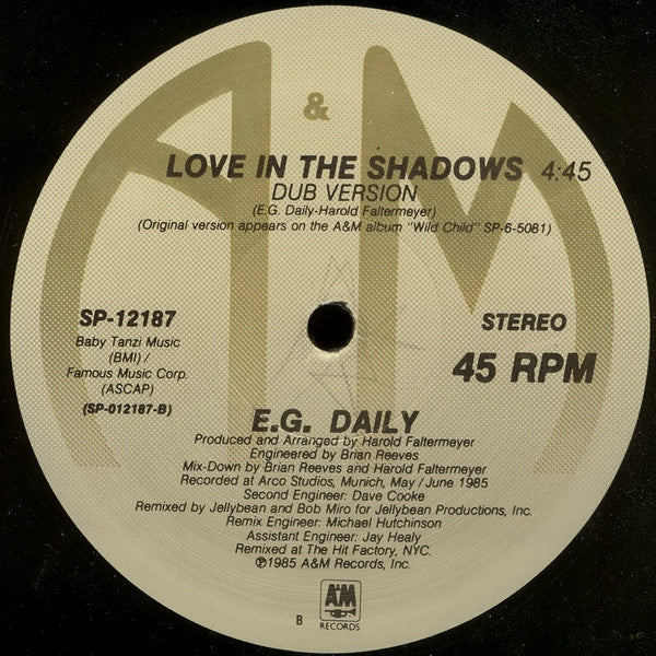 E.G. Daily : Love In The Shadows (12", Single)