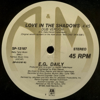 E.G. Daily : Love In The Shadows (12", Single)