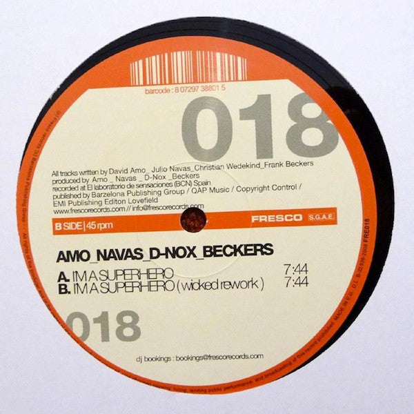Amo_Navas* _ D-Nox_Beckers* : I'm A Superhero (12")