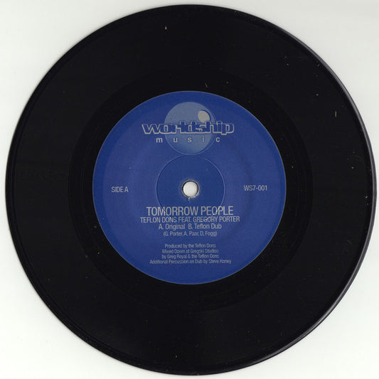 Teflon Dons Feat. Gregory Porter : Tomorrow People (7", Single, RE)