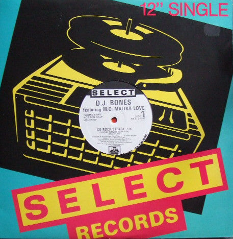 DJ Bones Featuring MC Malika Love : Co-Rock Steady (12", Promo)