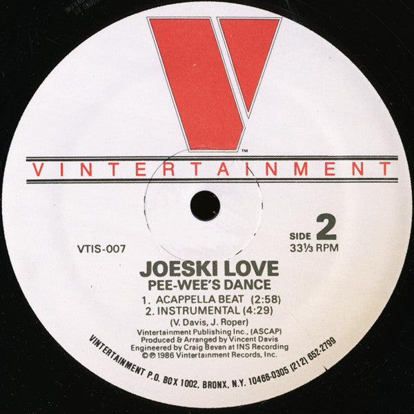 Joeski Love : Pee-Wee's Dance (12")
