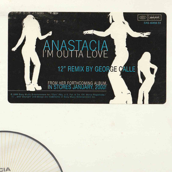 Anastacia : I'm Outta Love (12", S/Sided, Promo)