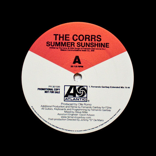 The Corrs : Summer Sunshine (2x12", Promo)