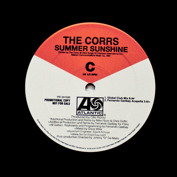 The Corrs : Summer Sunshine (2x12", Promo)
