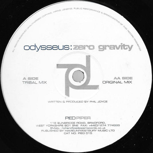 Odysseus : Zero Gravity (12")