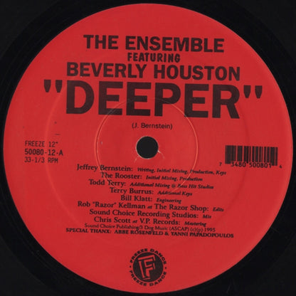 The Ensemble Featuring Beverly Houston : Deeper (12")