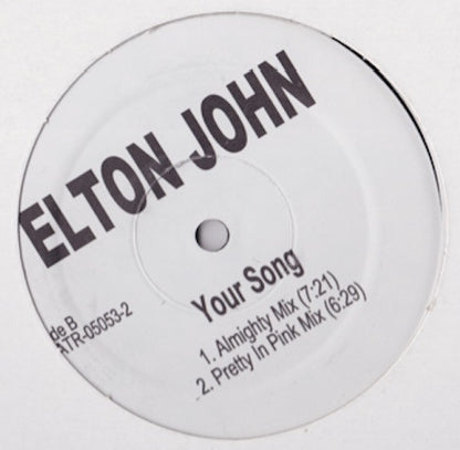 Elton John : Your Song (12", Promo)