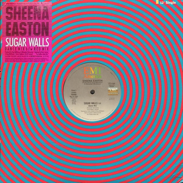 Sheena Easton : Sugar Walls (12", Promo)