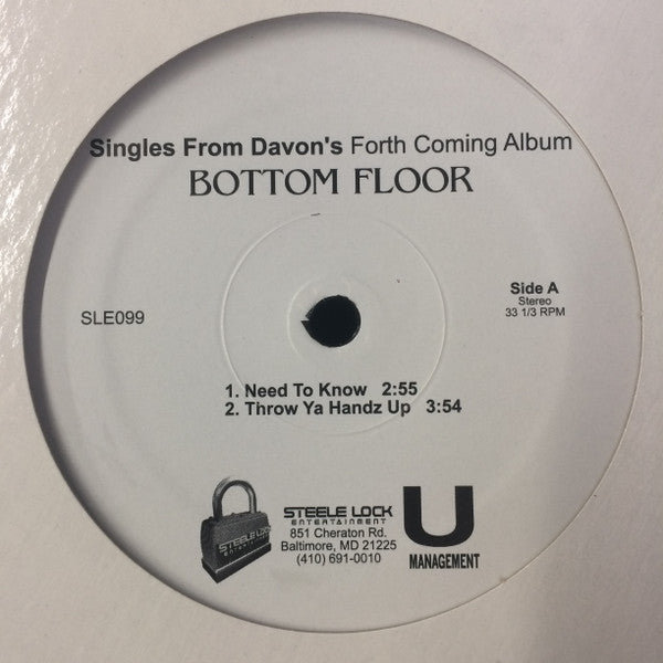 Davon : Untitled (12", EP)