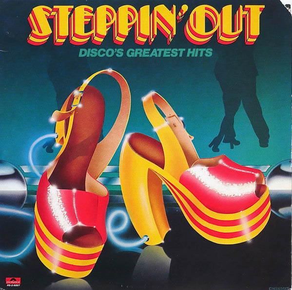 Various : Steppin' Out - Disco's Greatest Hits (2xLP, Comp, Mixed)