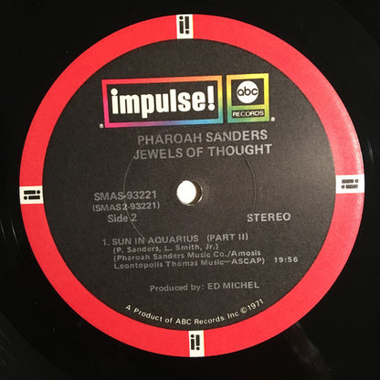 Pharoah Sanders : Jewels Of Thought (LP, Album, Club, RE, Gat)