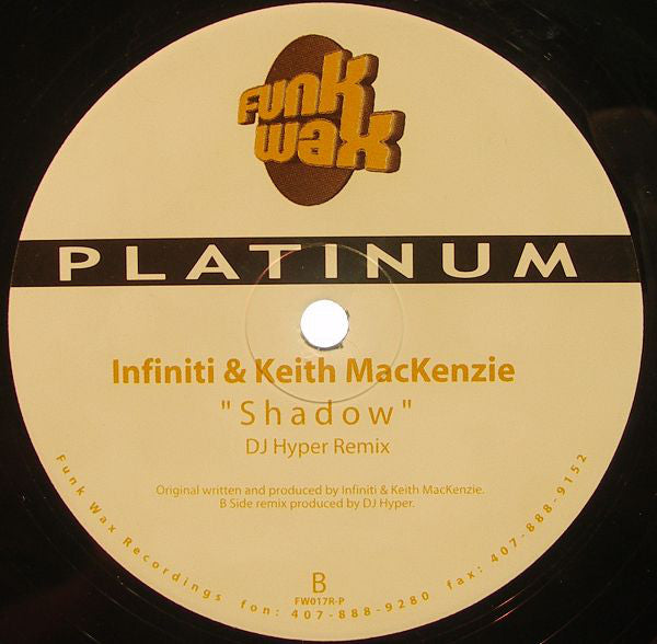 DJ Infiniti & Keith Mackenzie : Shadow (12", Dis)