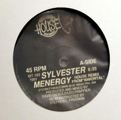 Sylvester : Menergy (House Remix) / I'm Not Ready (12")