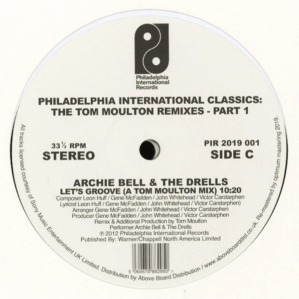 Tom Moulton : Philadelphia International Classics: The Tom Moulton Remixes : Part 1 (2x12", Comp, RE)