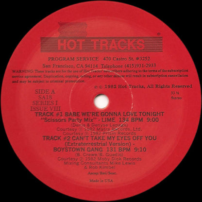 Various : Series 1 Issue 8 (12", Comp, Ltd, Promo)