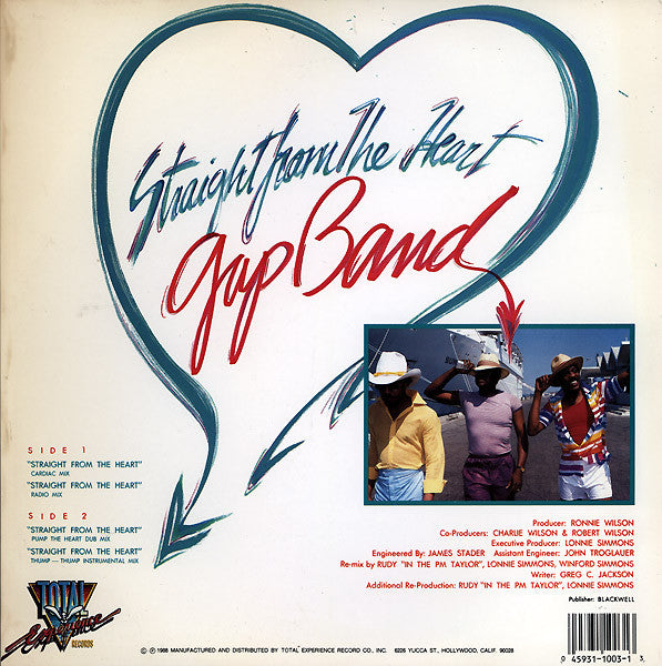 The Gap Band : Straight From The Heart (12", Pic)