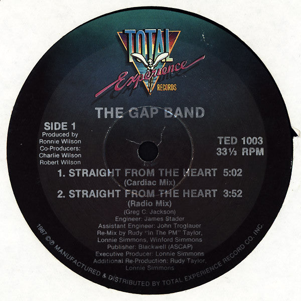 The Gap Band : Straight From The Heart (12", Pic)