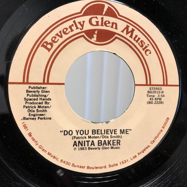 Anita Baker : Angel (7", Single, Styrene)